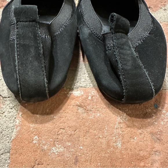 Yosi Samra Calf Loafers Size 8 Brown Black Cream Foldable Fla - Picture 10 of 16